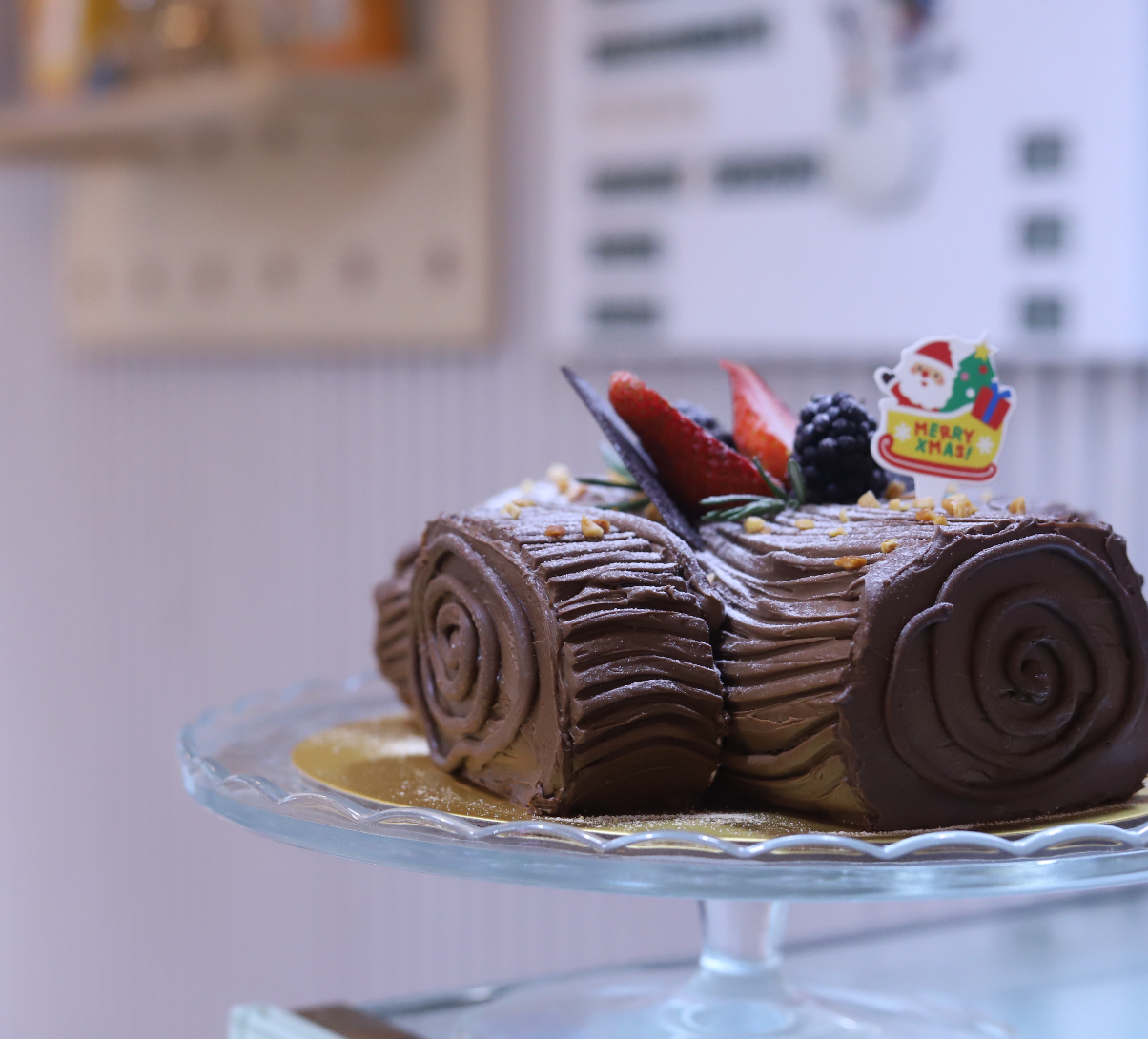 Christmas Log Cake