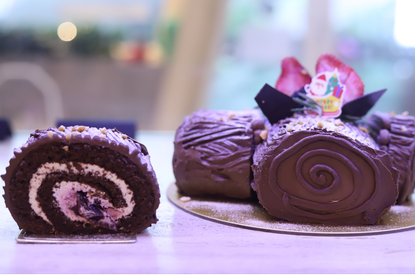 Christmas Log Cake