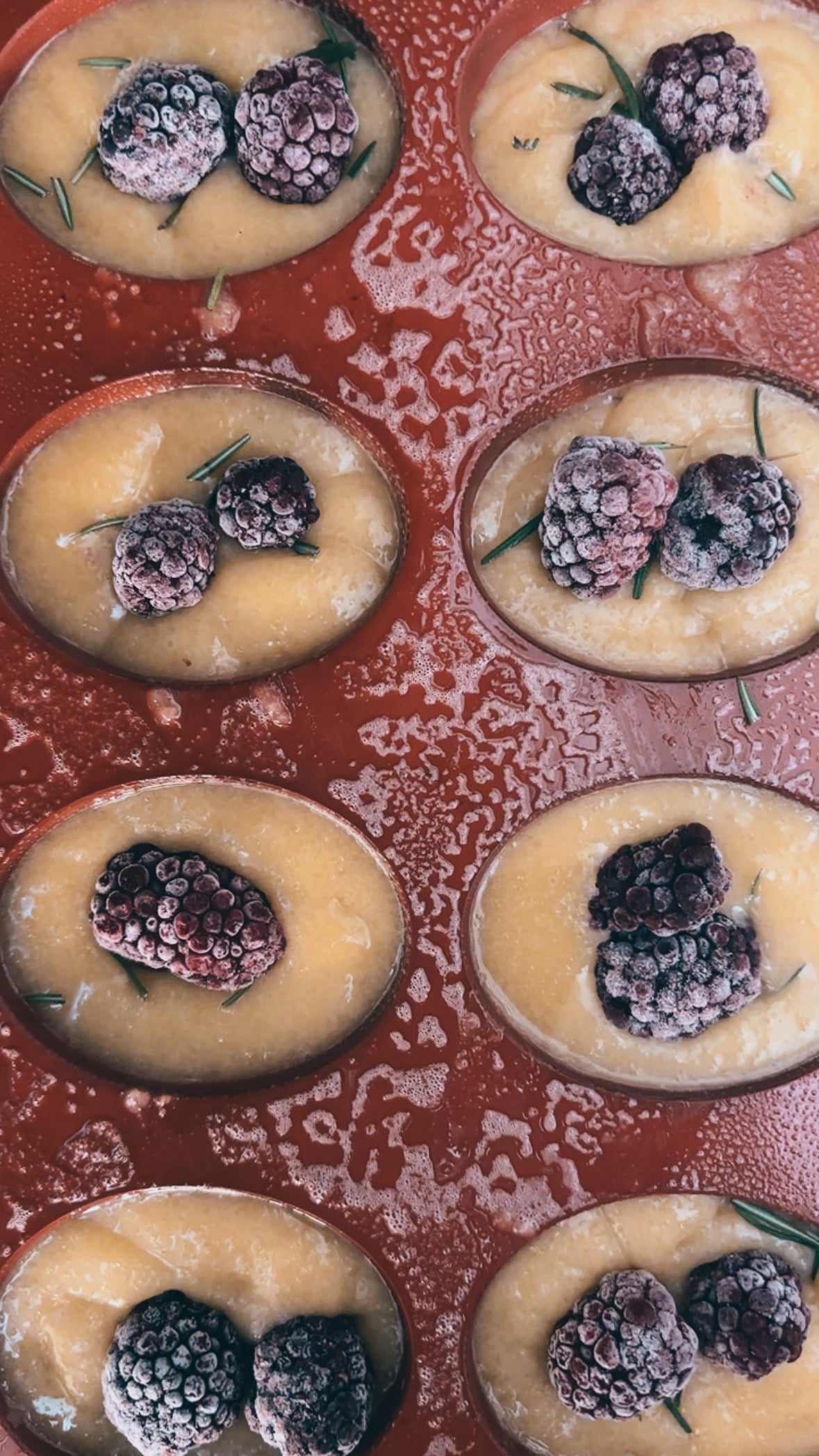 Blackberry Rosemary Friand