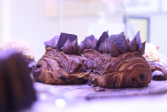 Twice-baked Double Chocolate Croissant