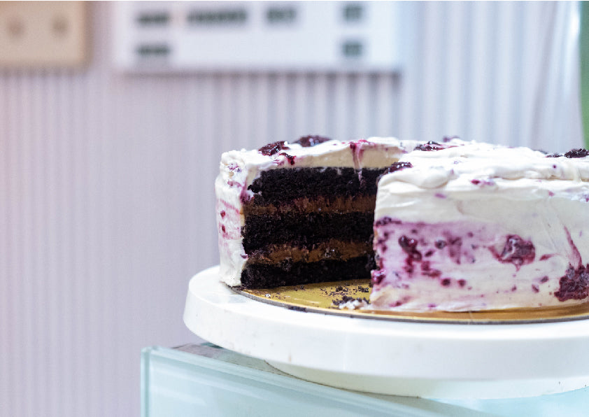 Blackberry Forest Cake